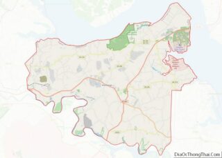 Map of King George County, Virginia