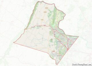 Map of Loudoun County, Virginia