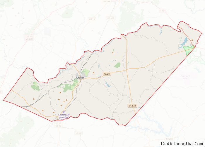 Map of Orange County
