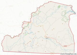 Map of Patrick County, Virginia