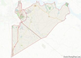 Map of Prince George County, Virginia