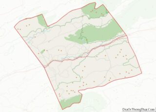 Map of Smyth County, Virginia