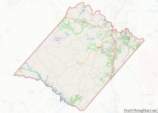 Map of Spotsylvania County, Virginia