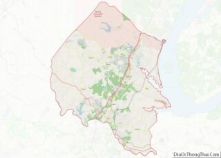 Map of Stafford County, Virginia