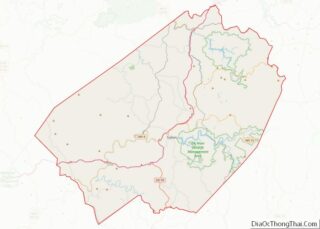 Map of Braxton County, West Virginia