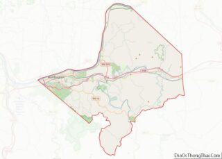 Map of Cabell County, West Virginia