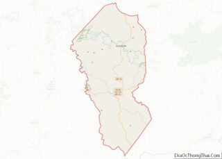 Map of Calhoun County, West Virginia