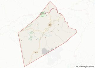 Map of Clay County, West Virginia