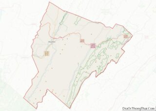 Map of Hardy County, West Virginia