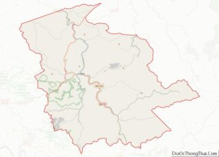 Map of Logan County, West Virginia