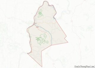 Map of Mason County, West Virginia