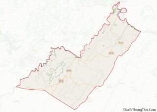 Map of Mineral County, West Virginia