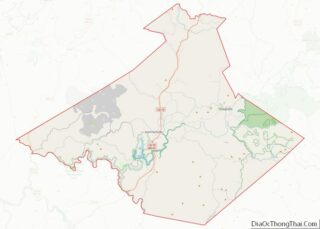 Map of Nicholas County, West Virginia