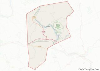 Map of Putnam County, West Virginia