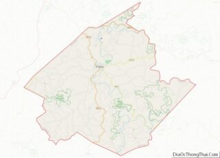 Map of Wirt County, West Virginia