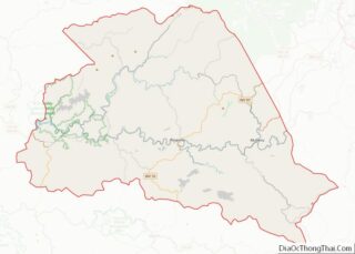 Map of Wyoming County, West Virginia