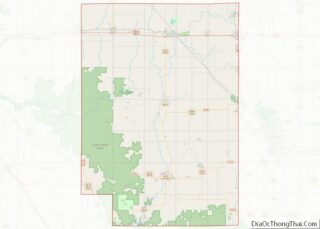 Map of Clark County, Wisconsin