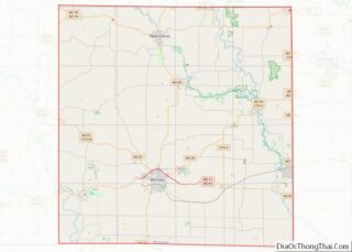 Map of Green County, Wisconsin