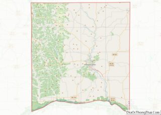 Map of Richland County, Wisconsin