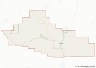 Map of Hot Springs County, Wyoming