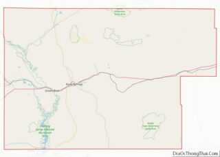 Map of Sweetwater County, Wyoming