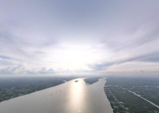 [Panorama 360] Cầu Cổ Chiên, Bến Tre