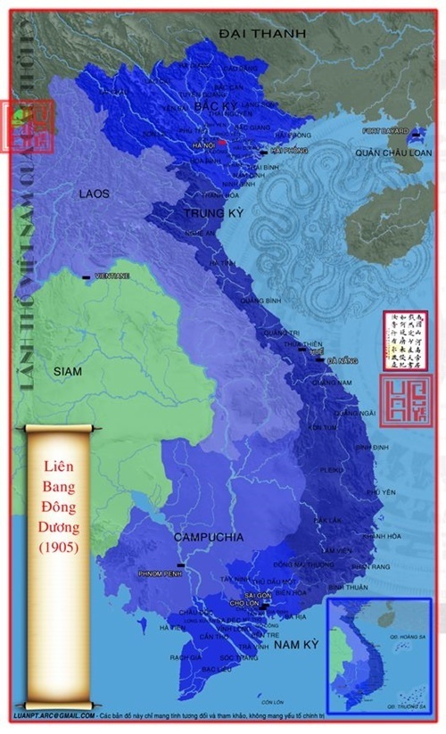 Bản đồ lãnh thổ Việt Nam qua các thời kỳ (từ sơ khởi đến nay)