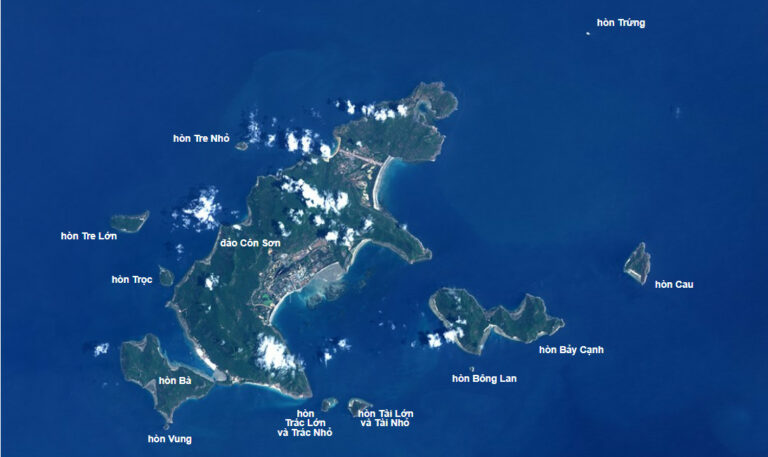 Bản đồ vệ tinh Côn Đảo