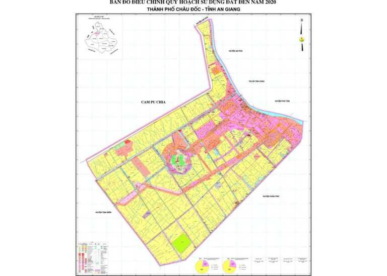 Tổng hợp thông tin và bản đồ quy hoạch Thành phố Châu Đốc