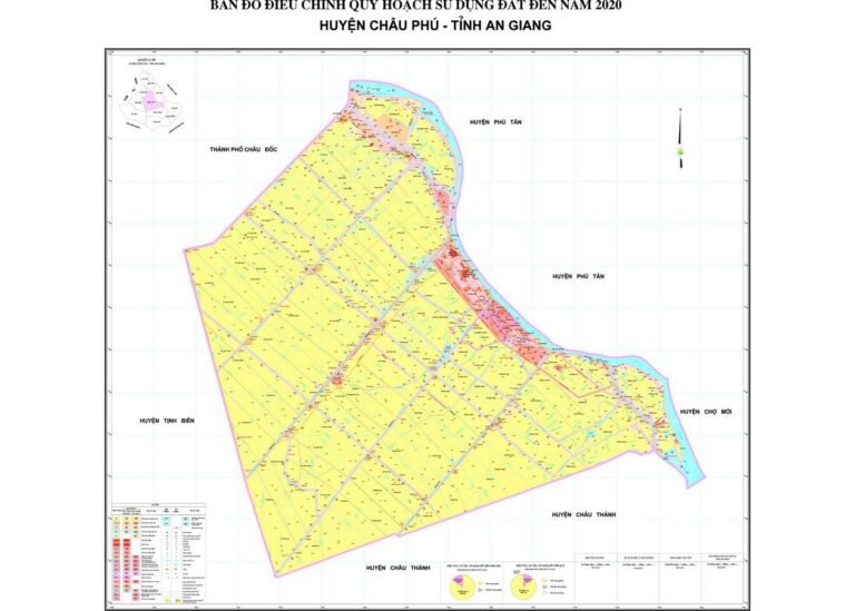 Tổng hợp thông tin và bản đồ quy hoạch Huyện Châu Phú