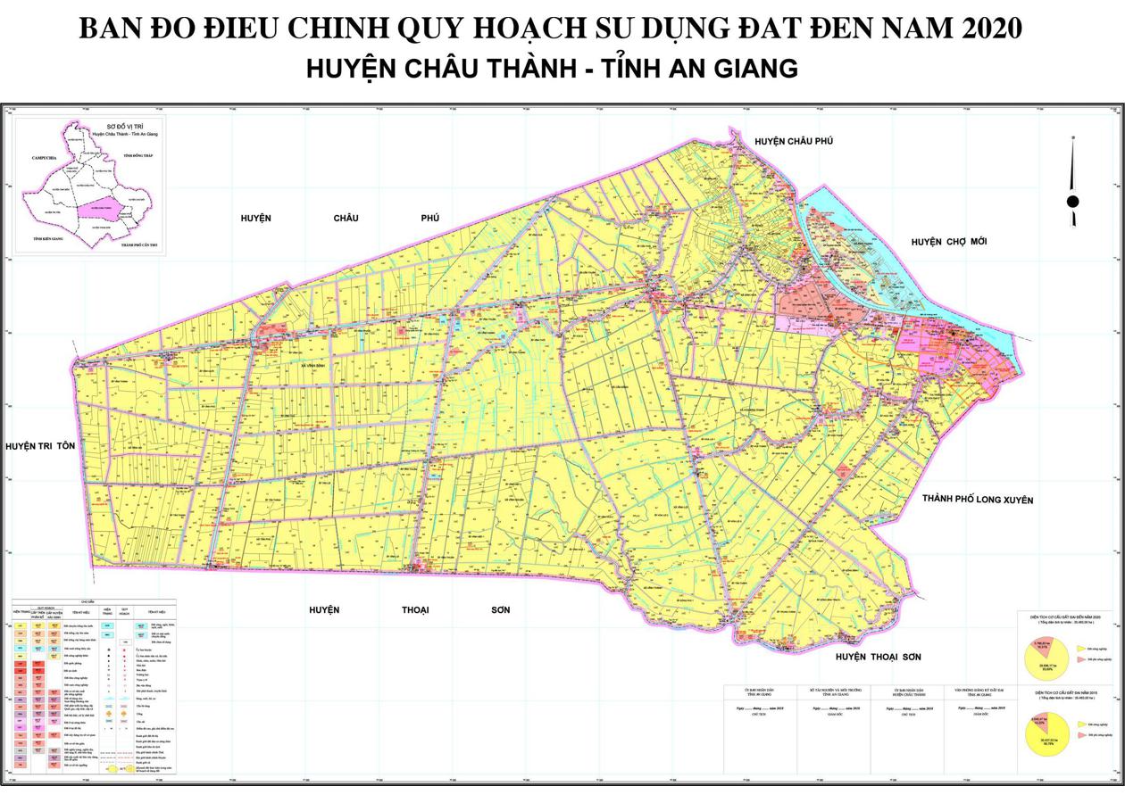 Bản đồ quy hoạch Huyện Châu Thành - An Giang