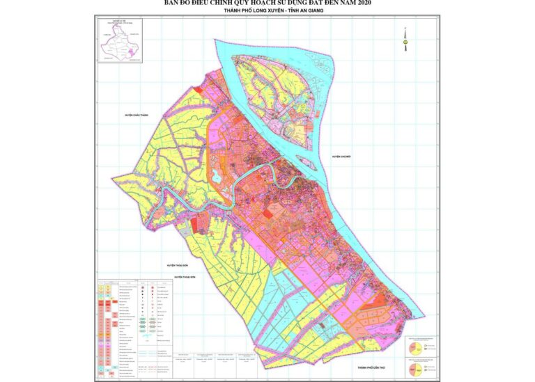 Tổng hợp thông tin và bản đồ quy hoạch Thành phố Long Xuyên