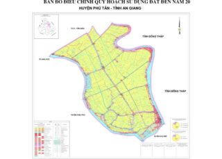 Tổng hợp thông tin và bản đồ quy hoạch Huyện Phú Tân - An Giang