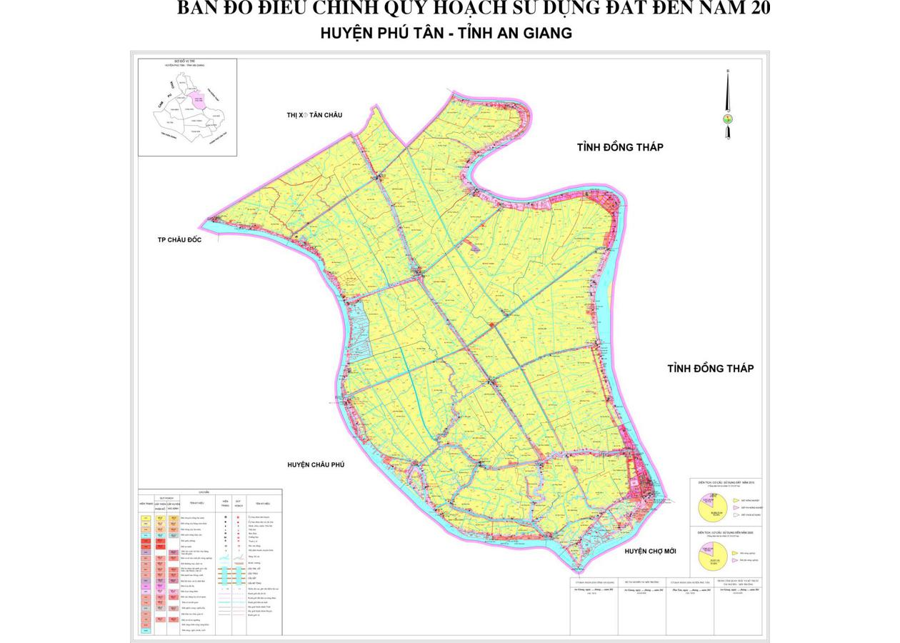 Bản đồ quy hoạch Huyện Phú Tân - An Giang