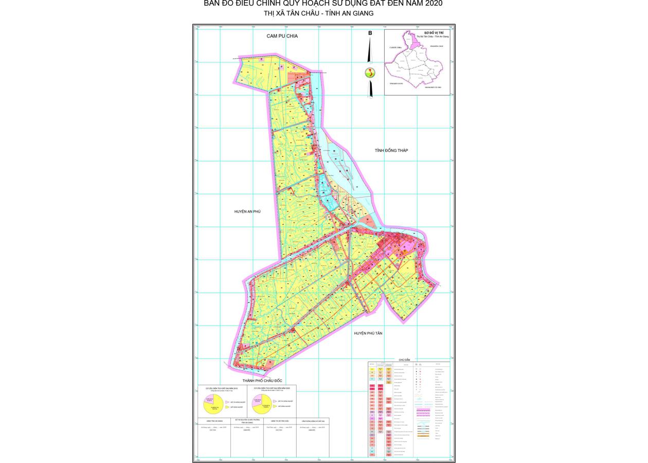Bản đồ quy hoạch Thị xã Tân Châu