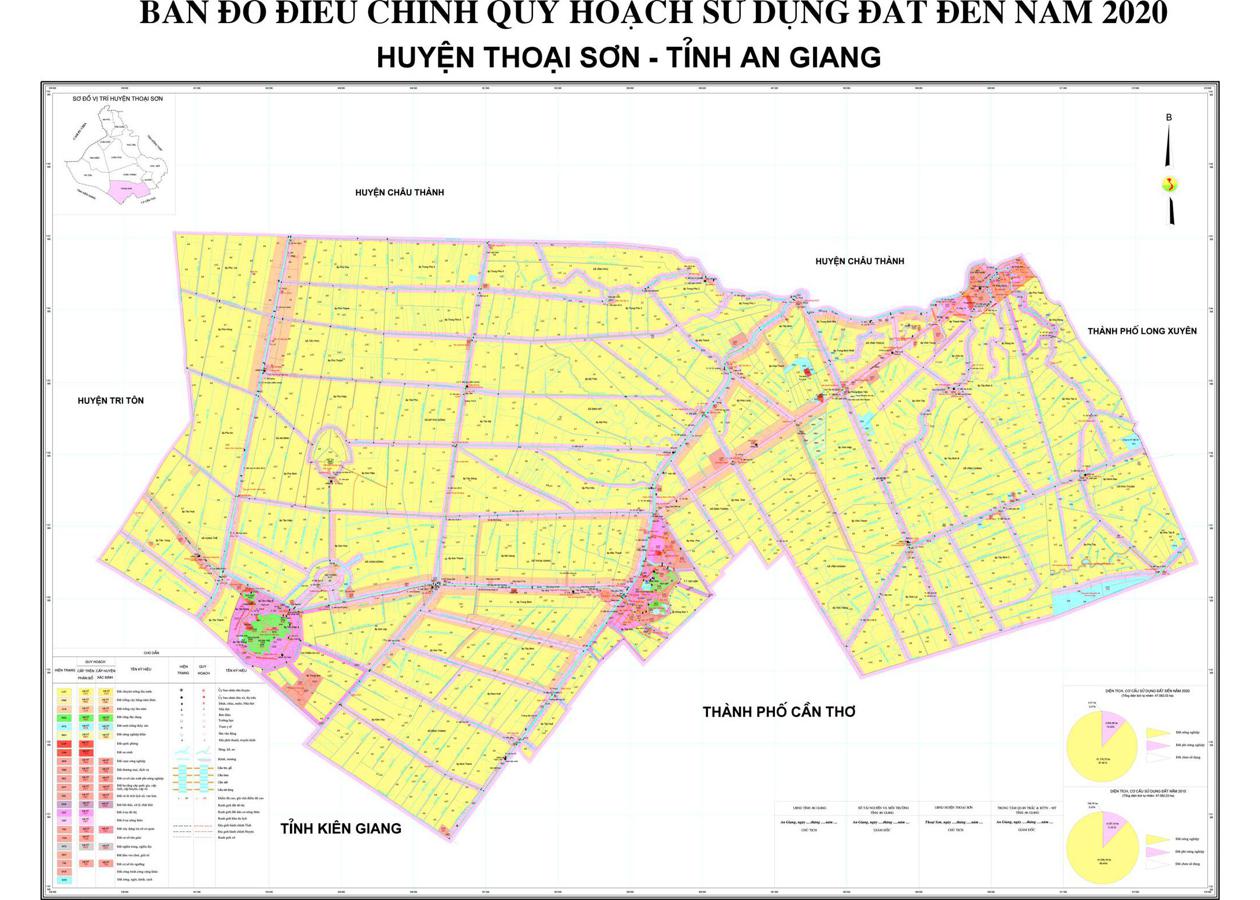 Bản đồ quy hoạch Huyện Thoại Sơn