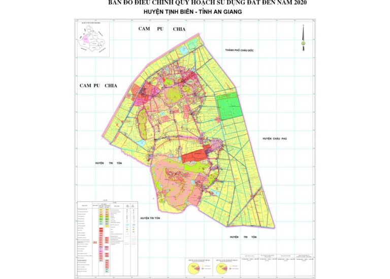 Tổng hợp thông tin và bản đồ quy hoạch Huyện Tịnh Biên