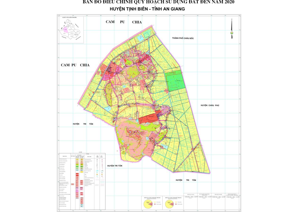 Bản đồ quy hoạch Huyện Tịnh Biên