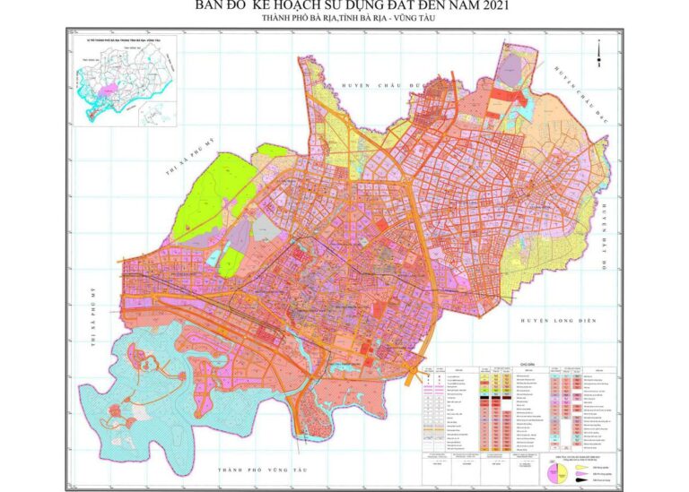 Tổng hợp thông tin và bản đồ quy hoạch Thành phố Bà Rịa