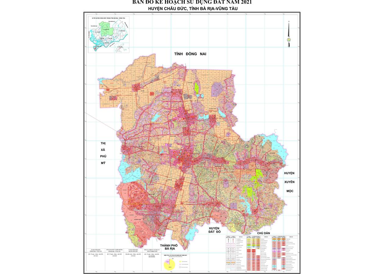 Bản đồ quy hoạch Huyện Châu Đức