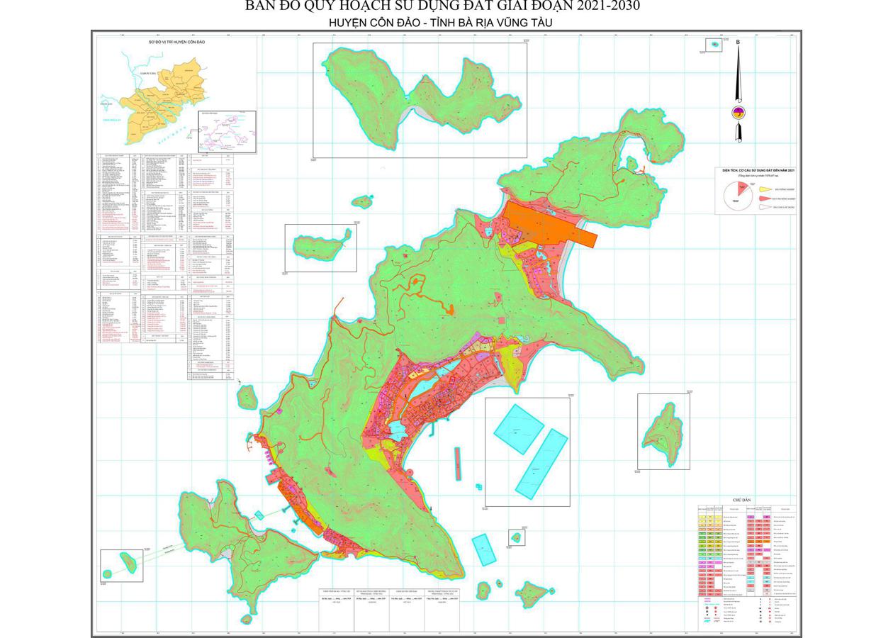 Bản đồ quy hoạch Huyện Côn Đảo