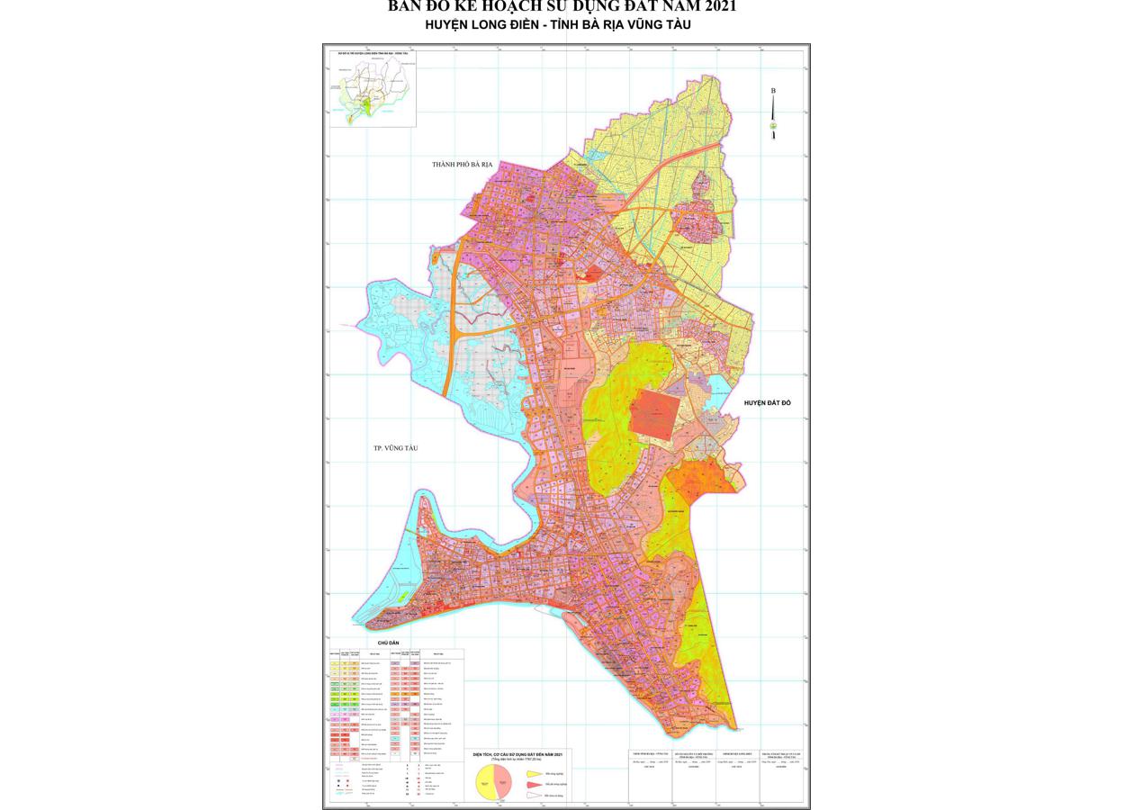 Bản đồ quy hoạch Huyện Long Điền