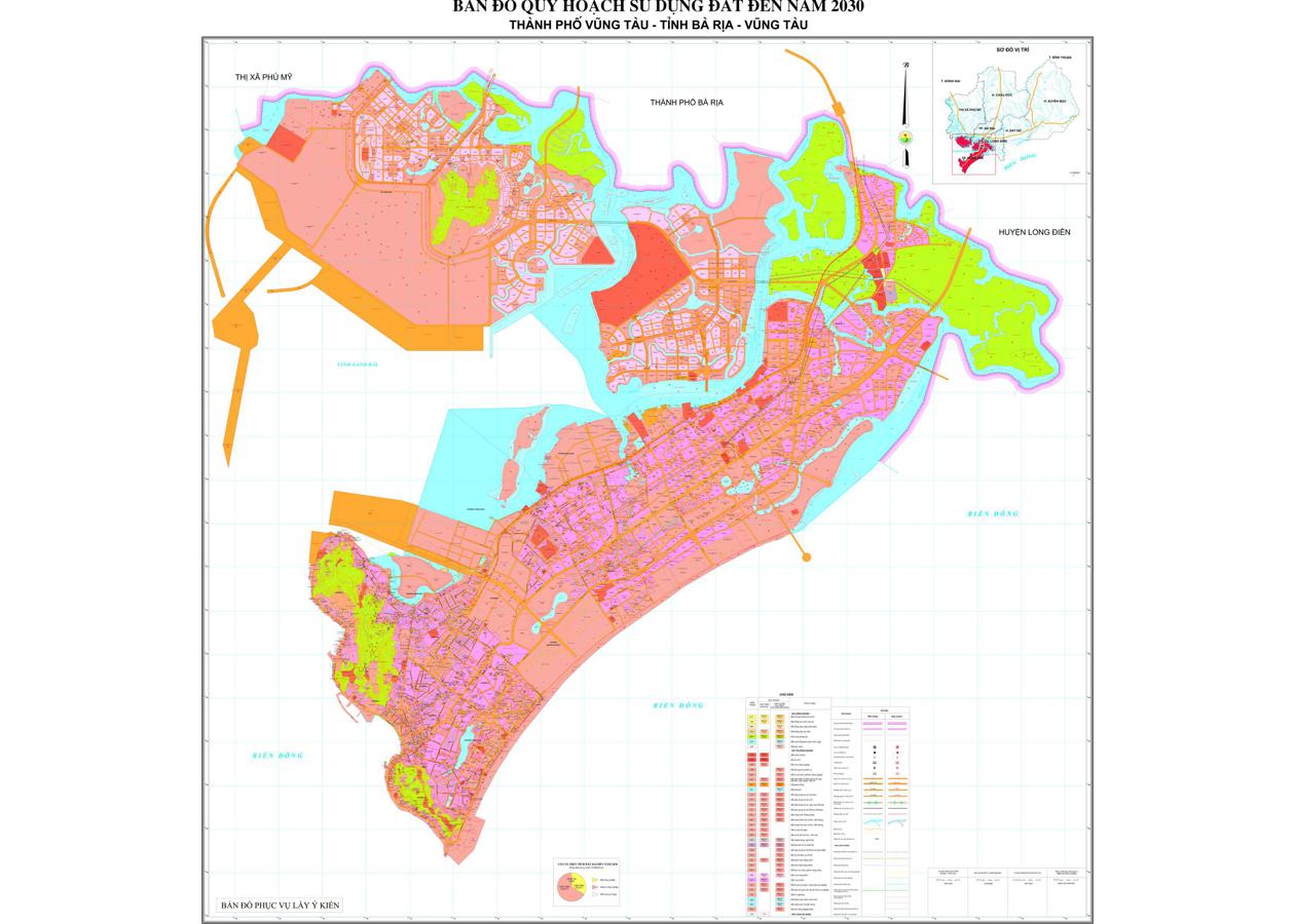 Bản đồ quy hoạch Thành phố Vũng Tàu