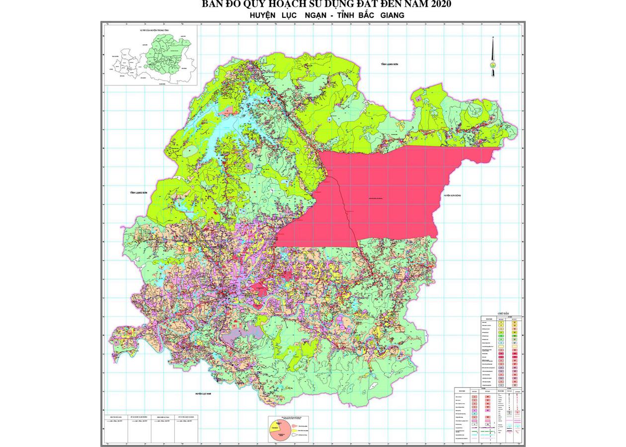 Bản đồ quy hoạch Huyện Lục Ngạn