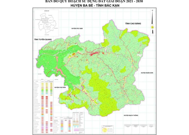 Tổng hợp thông tin và bản đồ quy hoạch Huyện Ba Bể