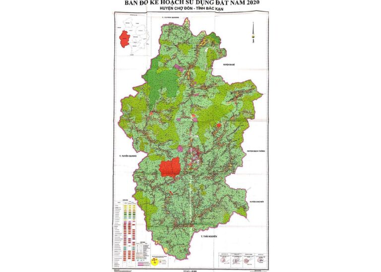 Tổng hợp thông tin và bản đồ quy hoạch Huyện Chợ Đồn