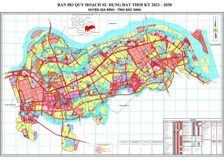 Tổng hợp thông tin và bản đồ quy hoạch Huyện Gia Bình