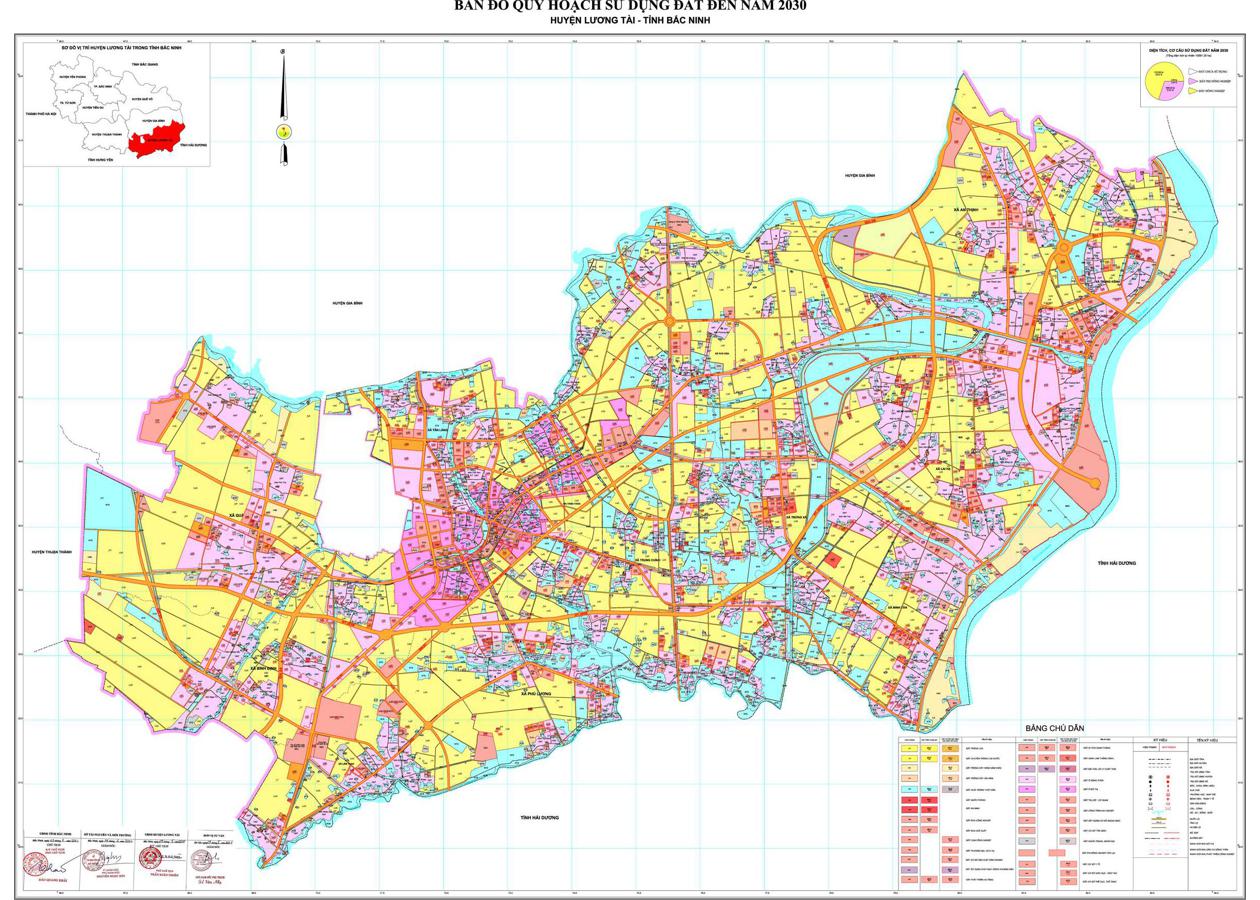 Bản đồ quy hoạch Huyện Lương Tài