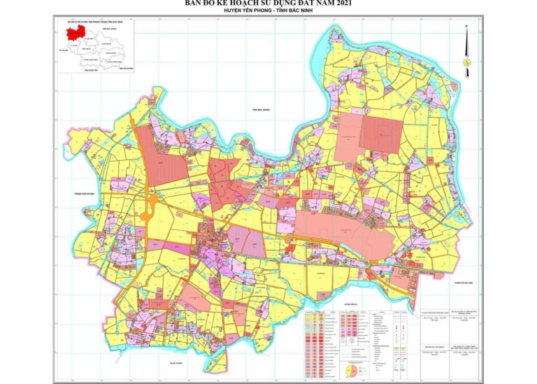 Tổng hợp thông tin và bản đồ quy hoạch Huyện Yên Phong