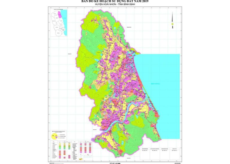 Tổng hợp thông tin và bản đồ quy hoạch Huyện Hoài Nhơn